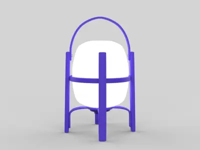 wood light Low-poly 3D model