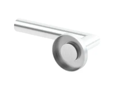 Julian Satin Stainless Steel Door Handle 3D model