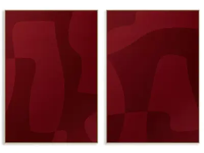 Abstract Painting Frame set 3D model 498