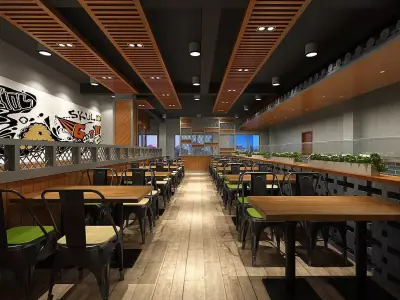 Business - Food Beverage 7-096 3D model