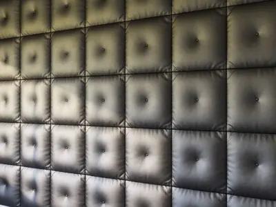 Decorative wall panel black 3D model