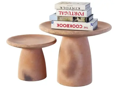 Jbel zucar side tables 3D model