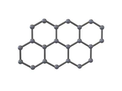 Graphene v1 003 Low-poly 3D model