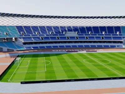 National Stadium Kaohsiung - Taiwan 3D model