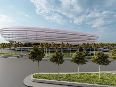 STADIUM SCENE 3D model