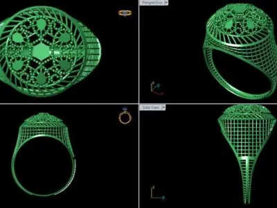 LIGHT WEIGHT TURKISH RINGS 3D print model