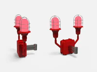 Signal lights 3D model