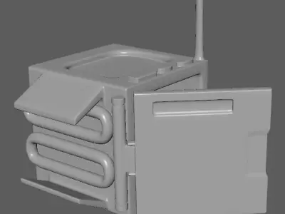 Sci Fi Fantasy Safe 3D model