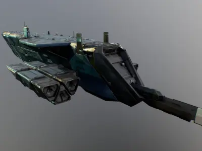 SPACESHIPS BUNDLE 01 3D model