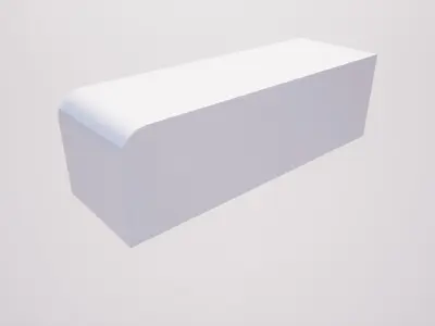 Wardrobe-01 sideboard with doors and drawers Low-poly 3D model