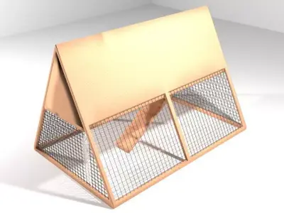 Hen House - Type 3 3D model