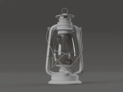Oil Lantern  3D model