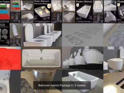 Bathroom Interior Package 3