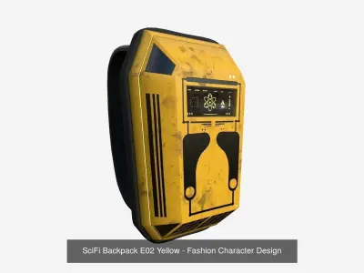 10 SciFi Backpack E Collection - Fashion Character Design