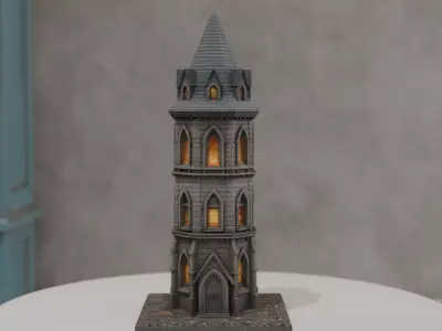 Medieval tower 3D print model