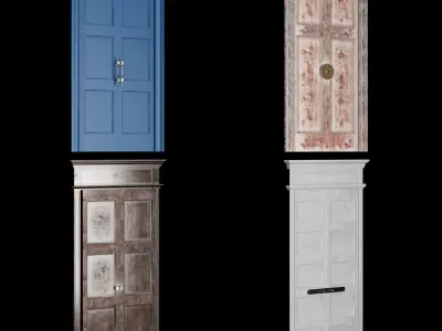 Door collection 2  28 pieces 3D model