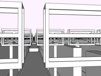  Labyrinth of the megastructure  Laberinto de la megaestructura  3D model