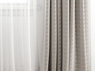 Curtain 393 3D model