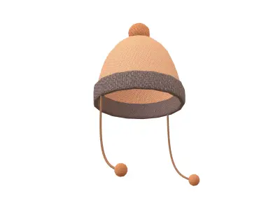 Winter Hat V1 003 Low-poly 3D model