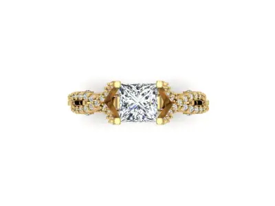 Jewelry ring 396 3D print model