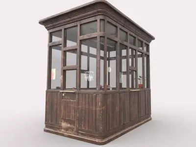 Ticket Booth  3D model