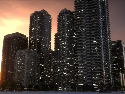 City Block Type B19 3D model