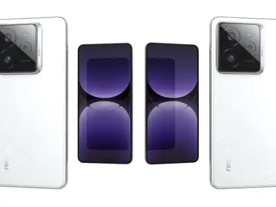 Realme GT7 Pro Light Range White 3D model