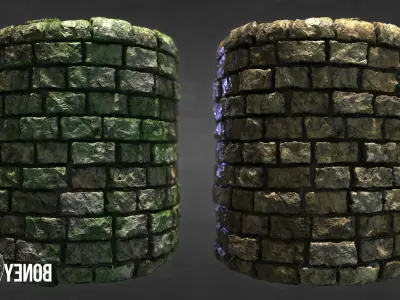 Stone Brick Wall - Game Textures Texture