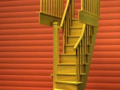 Stairs staircase 3D model
