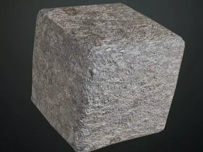 Scratched Silver Metal PBR Seamless Texture
