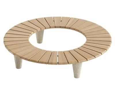 ROUND BENCH 3D model
