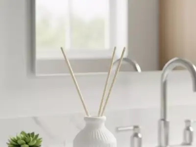 Modern Ribbed Vase Aroma Diffuser - Vase Mode Planter STL 3D print model