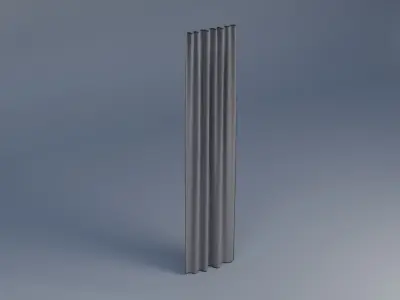 Curtains  Low-poly 3D model
