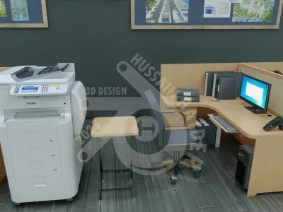 Documents Furnitures Low-poly 3D model
