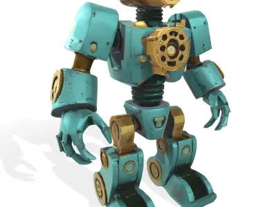 Articulated Robot Army Collection 3D print model