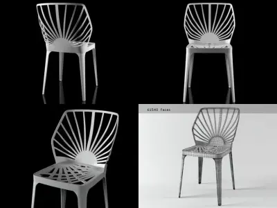 Sunrise chair 3D model