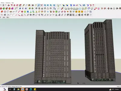 2 Apartment 3d sketchup models 3D model