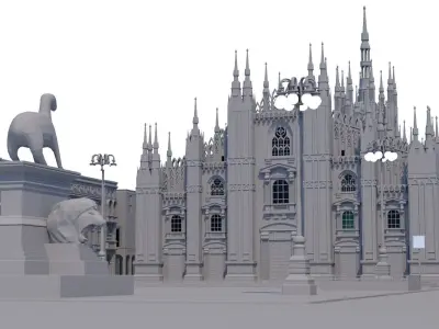 Duomo Milano 3D model