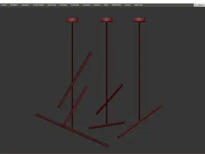  Delta Light Low-poly 3D model