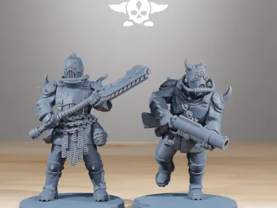 Corrupted Guard The Forsaken 3D print model