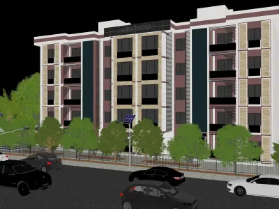 Exterior Apartment Project 3D model