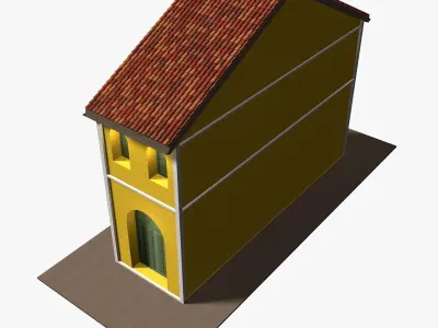 Row house 25-31 3D model