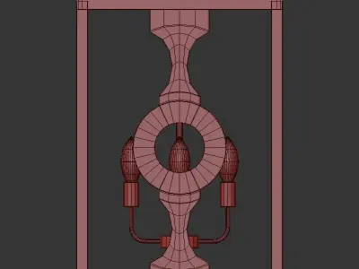Balustrade 4 3D model