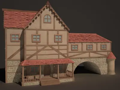 Big Fantasy House 3D model