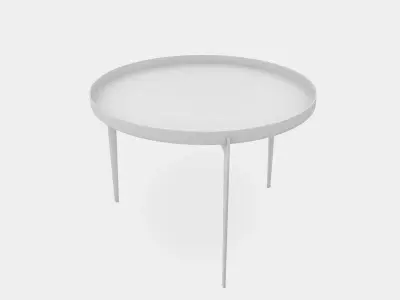 Modern metal coffee table 3D model