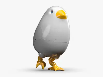 Chicken Robot 3DS Max 3D model