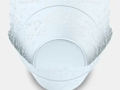 SKURAR candle holder Low-poly 3D model