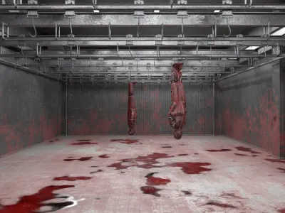  Meat Processing Room Horror Style 