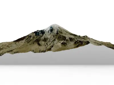 Mount Orizaba 3D model
