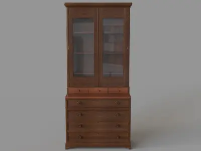 Antique Hutch 3D model